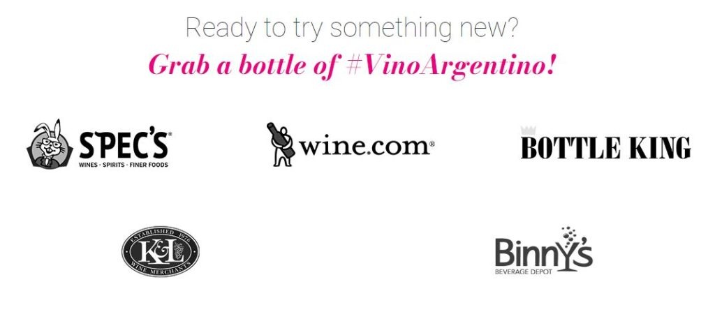 Vinos Argentinos en las principales tiendas online de EEUU