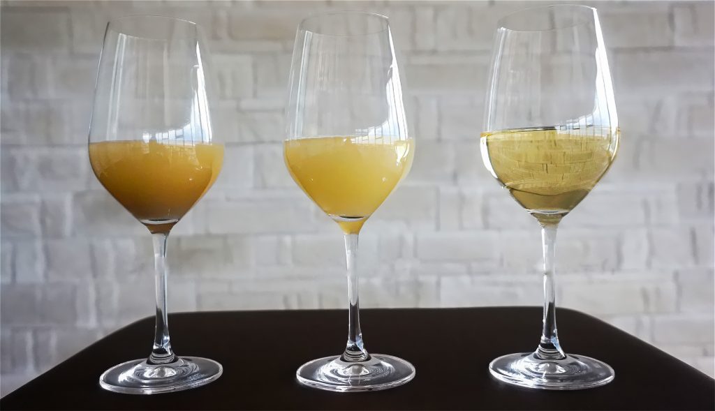 Comparación de distintos tipos de filtrado en vinos