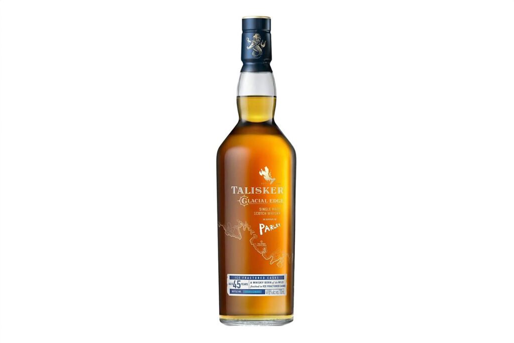 Botella de Talisker 45-Year-Old Glacial Edge