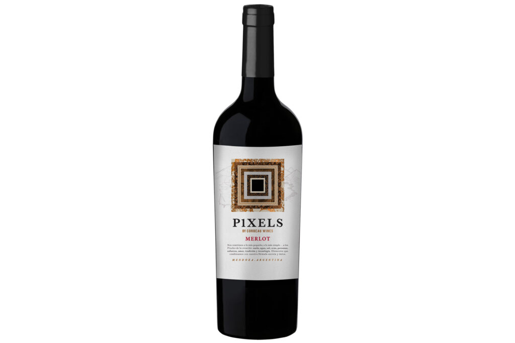 P1xels Merlot, de Corbeau Wines