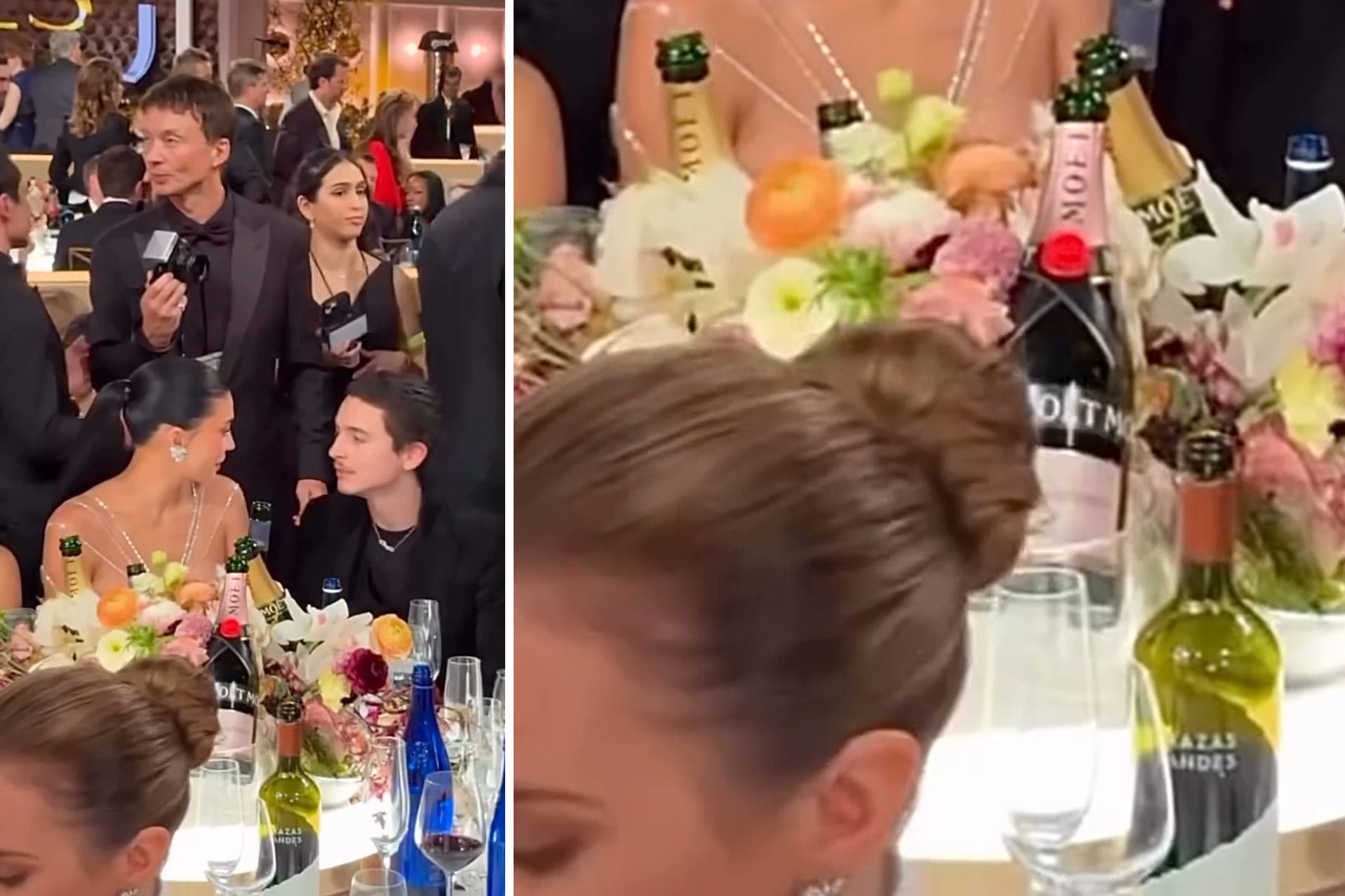 Actor Timothée Chalamet y la empresaria de belleza Kylie Jenner